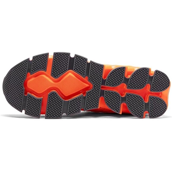 Men's Orange Casual Fashion Comfortable Non Slip Sport Trainer Athletic Shoes - Picture 5 of 7